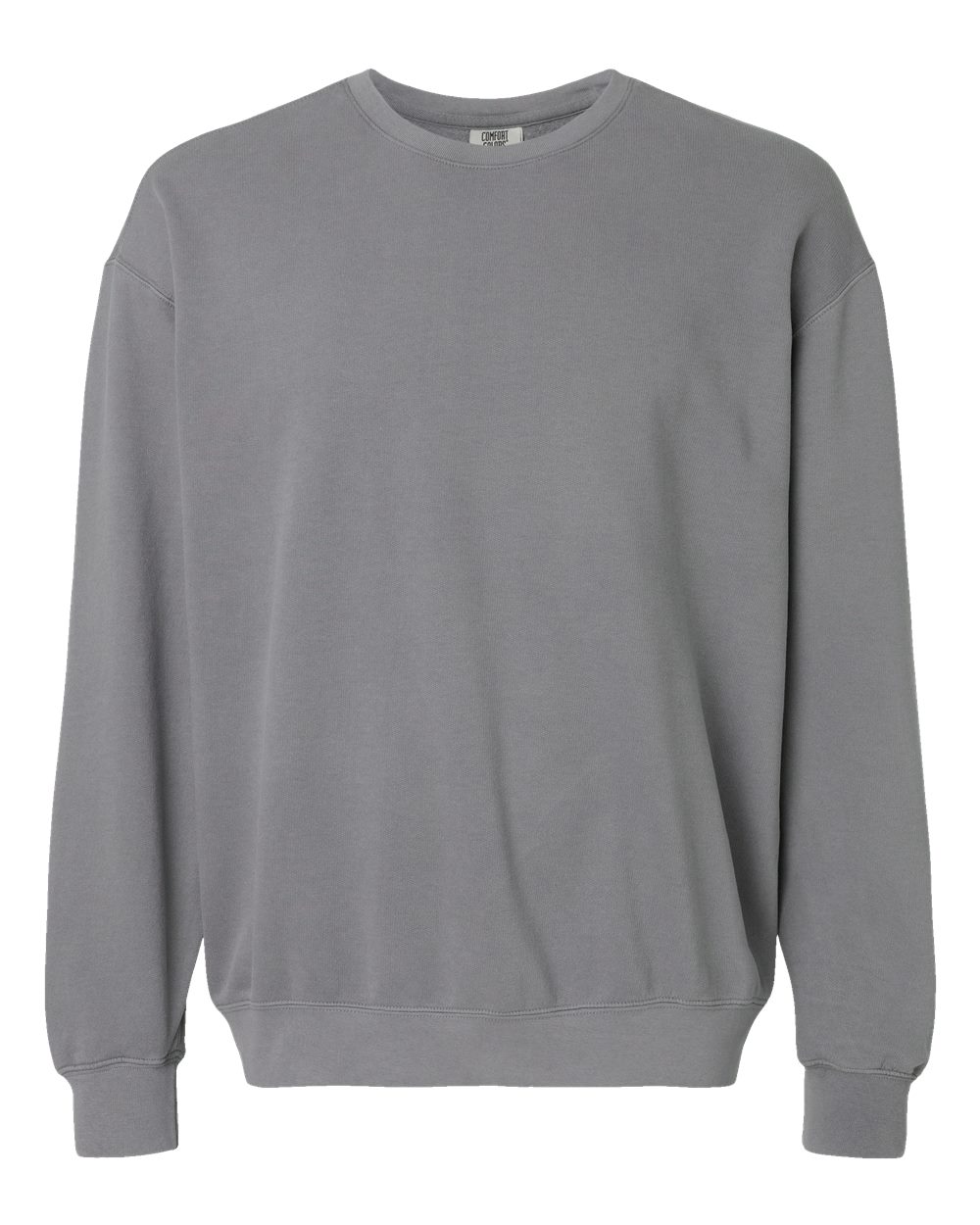 Comfort Colors 1466 Unisex Garment-Dyed Lightweight Crewneck Sweatshirt in Grey