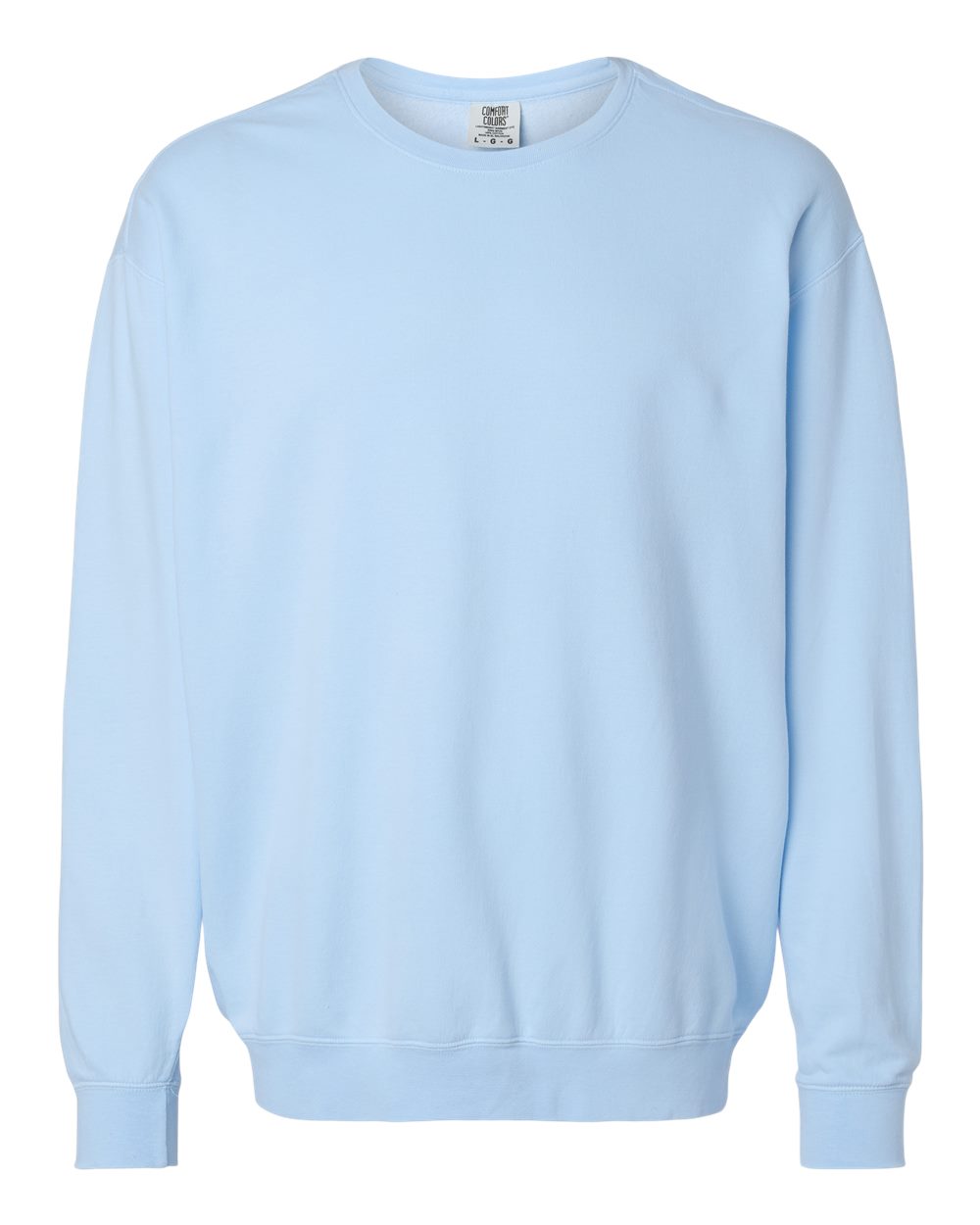 Comfort Colors 1466 Unisex Garment-Dyed Lightweight Crewneck Sweatshirt in Hydrangea