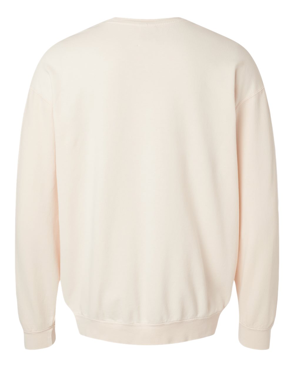 Comfort Colors 1466 Unisex Garment-Dyed Lightweight Crewneck Sweatshirt in Ivory, back