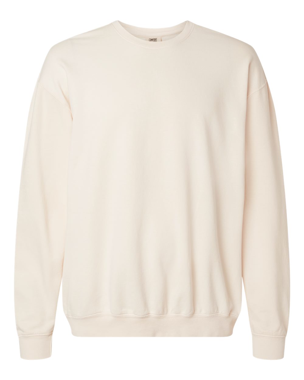 Comfort Colors 1466 Unisex Garment-Dyed Lightweight Crewneck Sweatshirt in Ivory