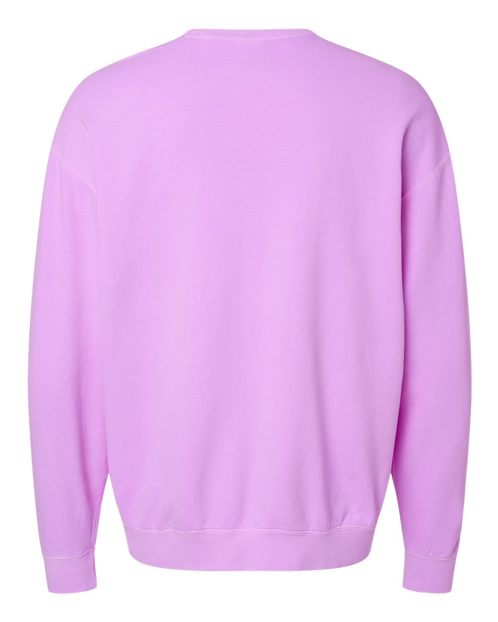 Comfort Colors 1466 Unisex Garment-Dyed Lightweight Crewneck Sweatshirt in Neon Violet, back