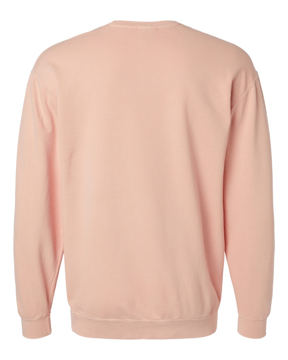 Comfort Colors 1466 Unisex Garment-Dyed Lightweight Crewneck Sweatshirt in Peachy, back