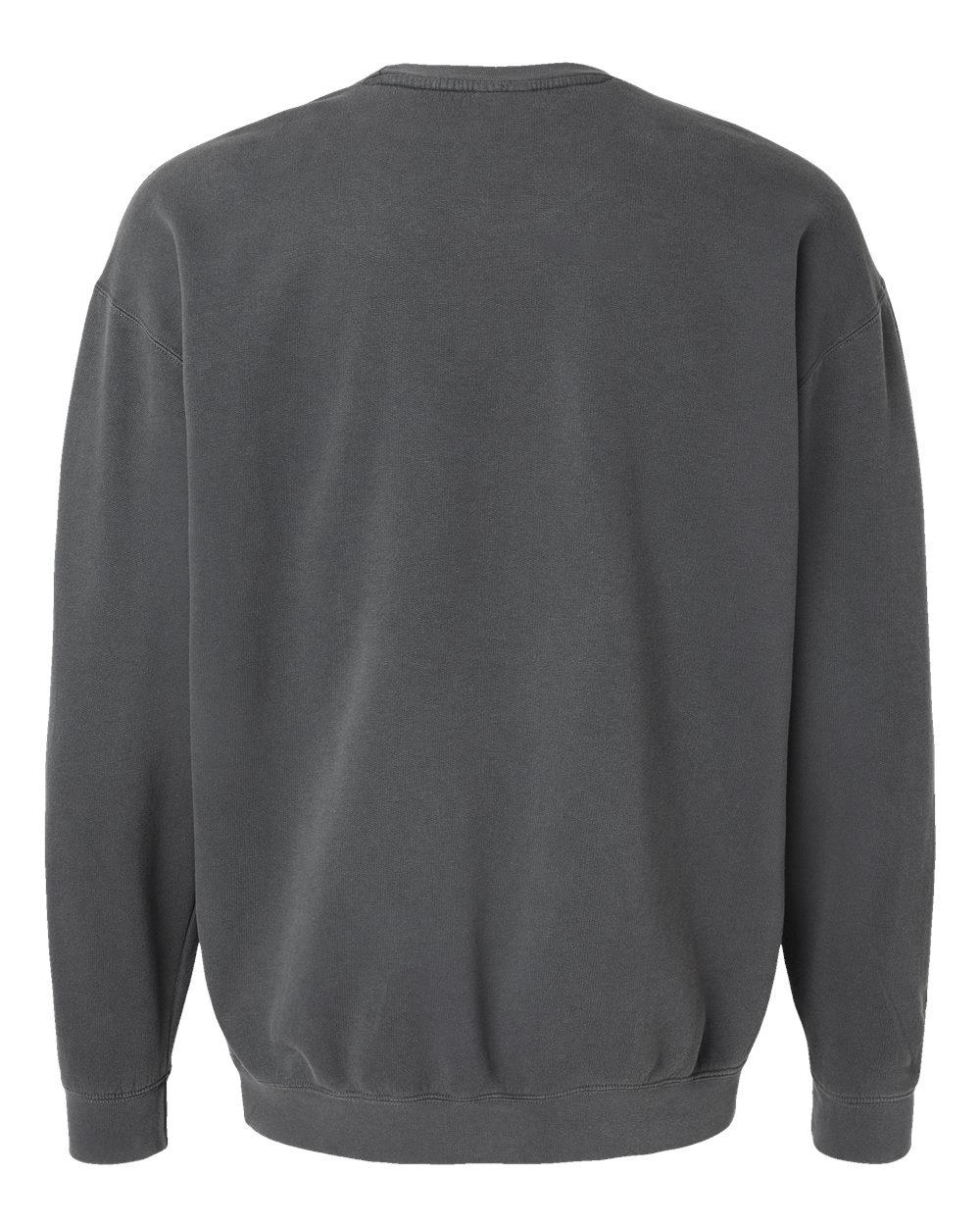 Comfort Colors 1466 Unisex Garment-Dyed Lightweight Crewneck Sweatshirt in Pepper, back