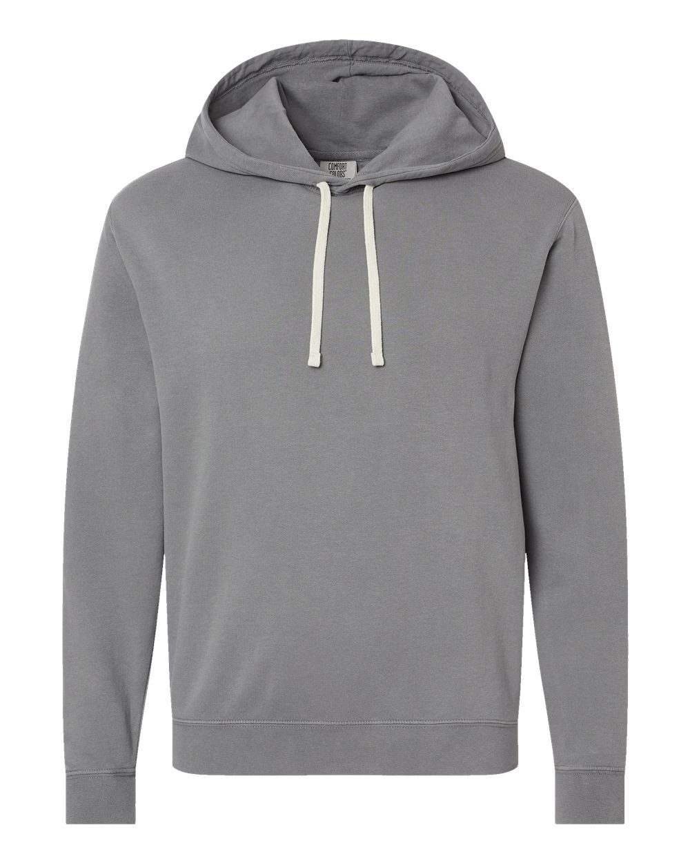 Comfort Colors 1467 Unisex Garment-Dyed Lightweight Hooded Sweatshirt in Grey
