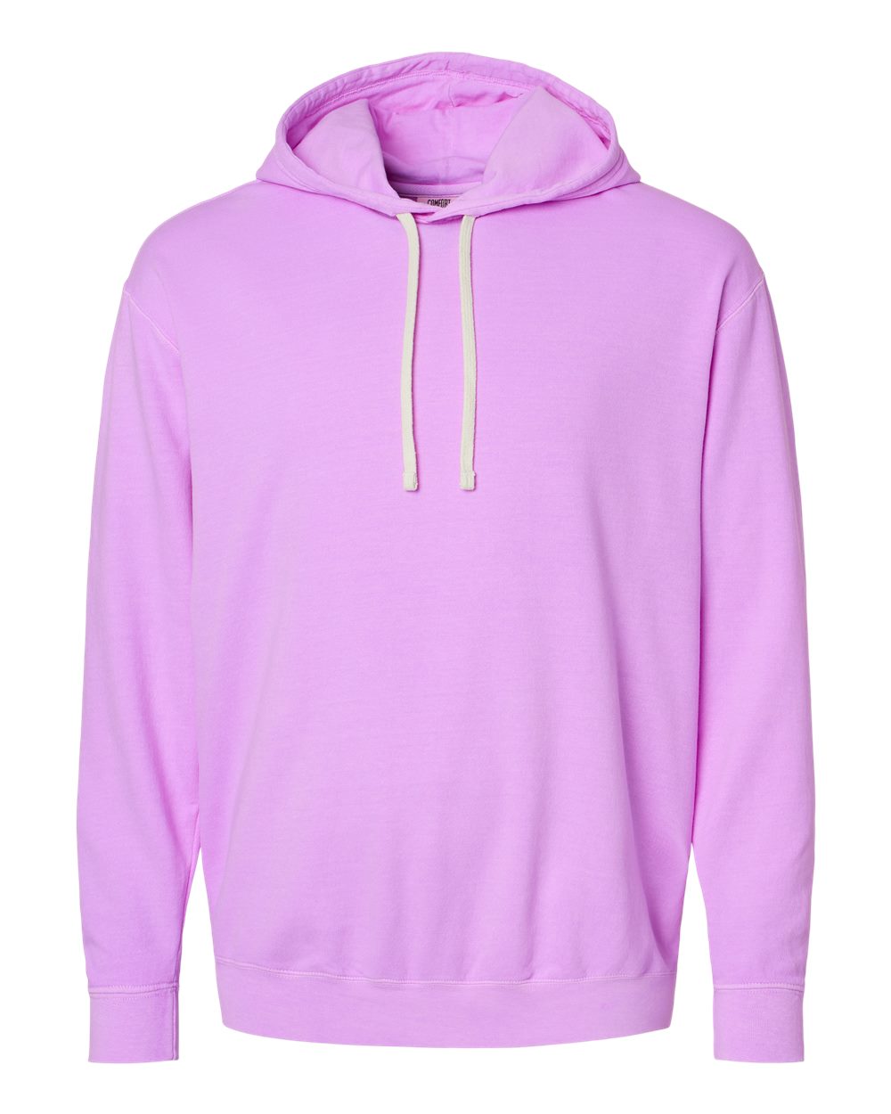 Comfort Colors 1467 Unisex Garment-Dyed Lightweight Hooded Sweatshirt in Neon Violet