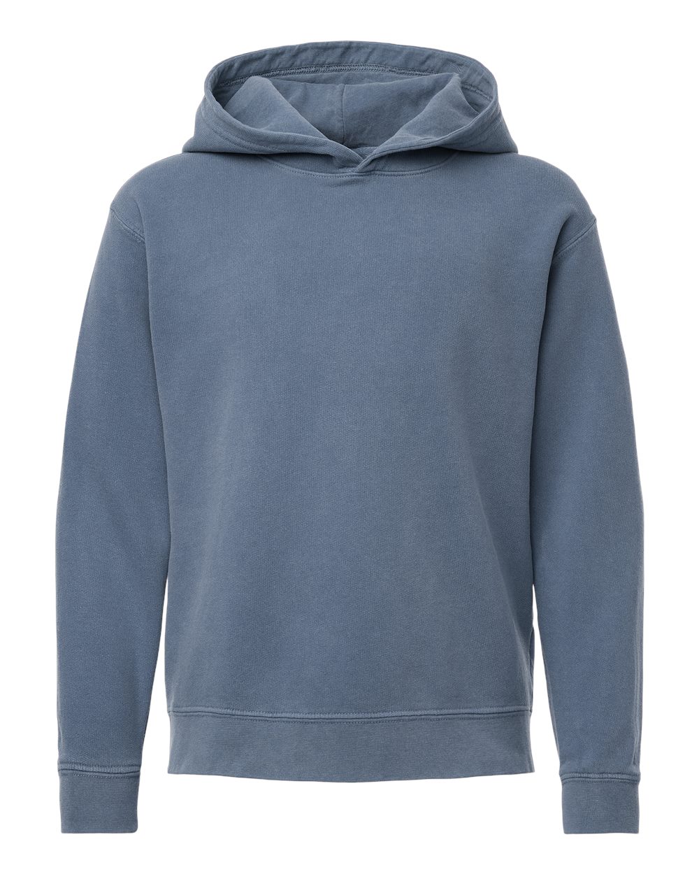 Comfort Colors 1467Y Youth Garment-Dyed Lightweight Hooded Sweatshirt in Blue Jean
