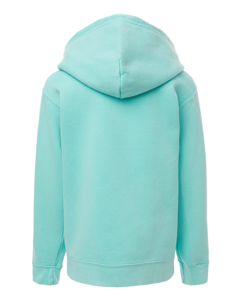 Comfort Colors 1467Y Youth Garment-Dyed Lightweight Hooded Sweatshirt in Chalky Mint, back