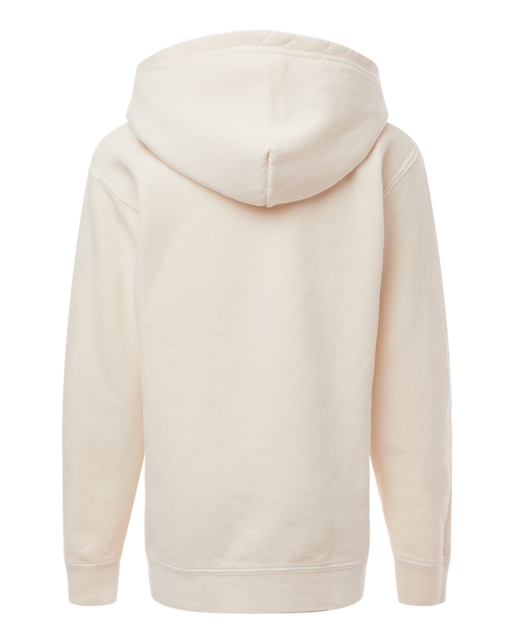 Comfort Colors 1467Y Youth Garment-Dyed Lightweight Hooded Sweatshirt in Ivory, back