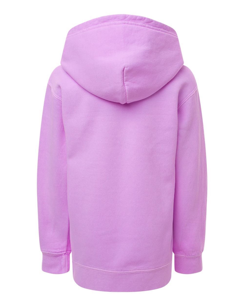 Comfort Colors 1467Y Youth Garment-Dyed Lightweight Hooded Sweatshirt in Neon Violet, back