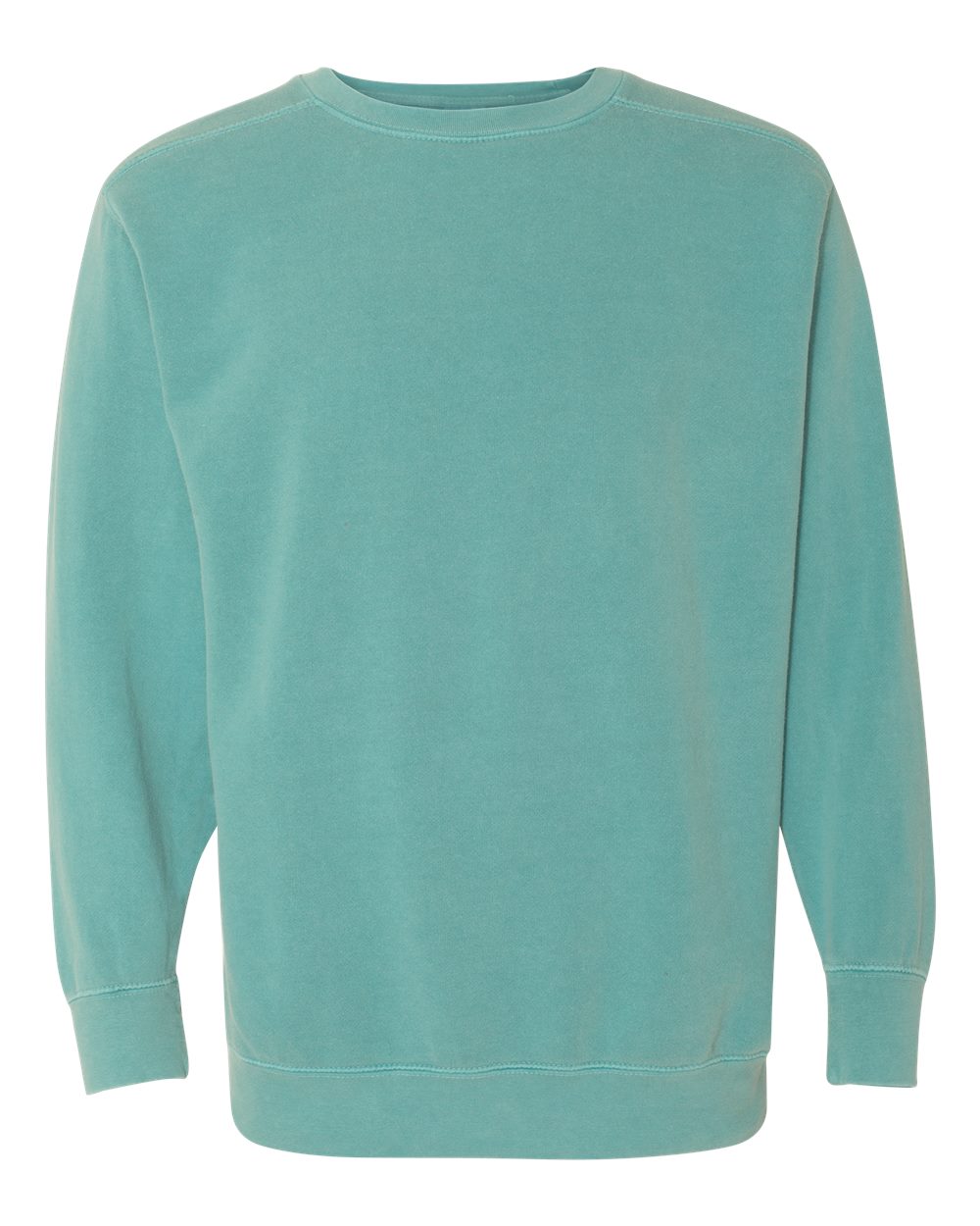 Comfort Colors 1566 Unisex Garment-Dyed Crewneck Sweatshirt in Seafoam