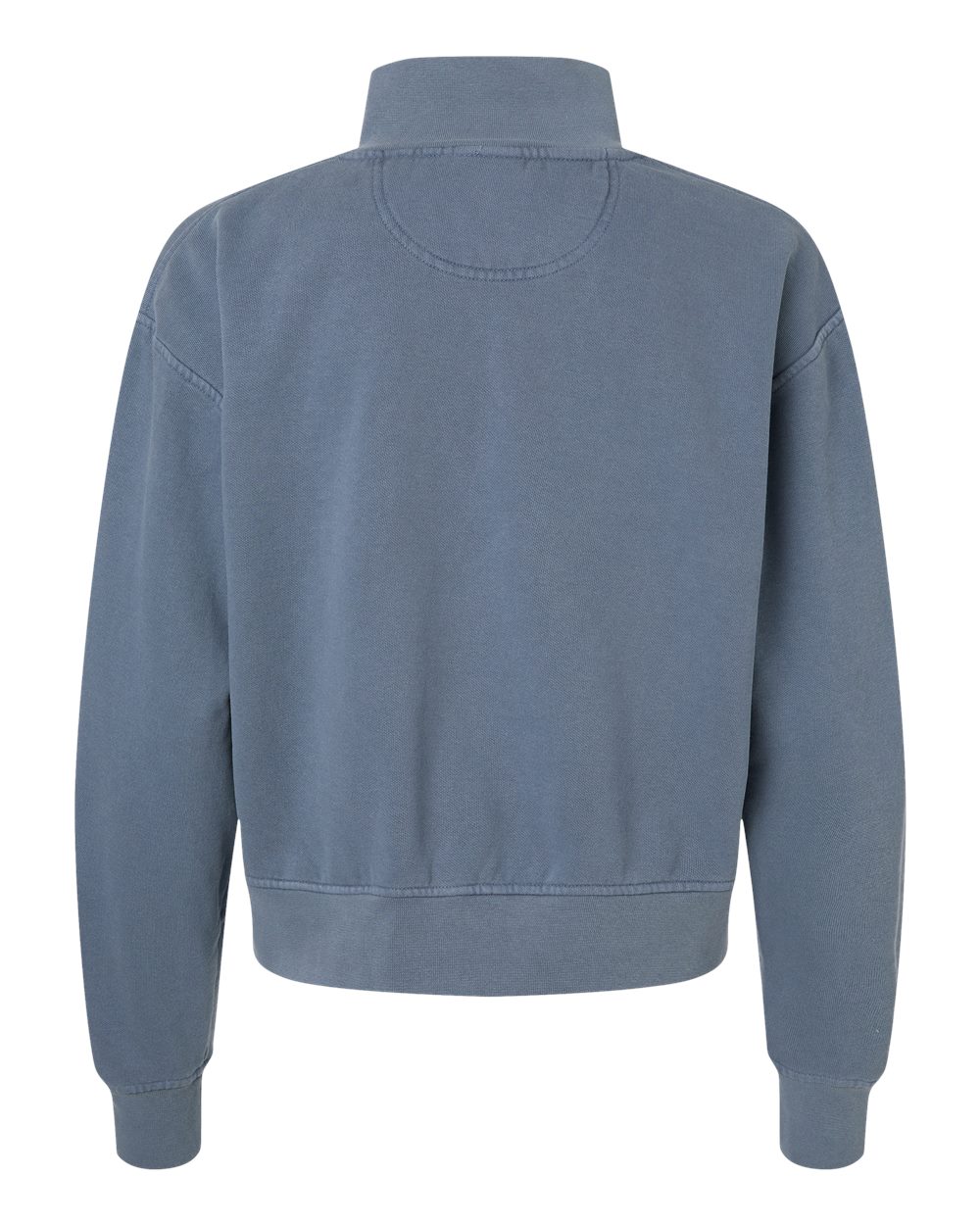 Comfort Colors 1570L Women's Garment-Dyed Full-Zip Jacket in Blue Jean, back