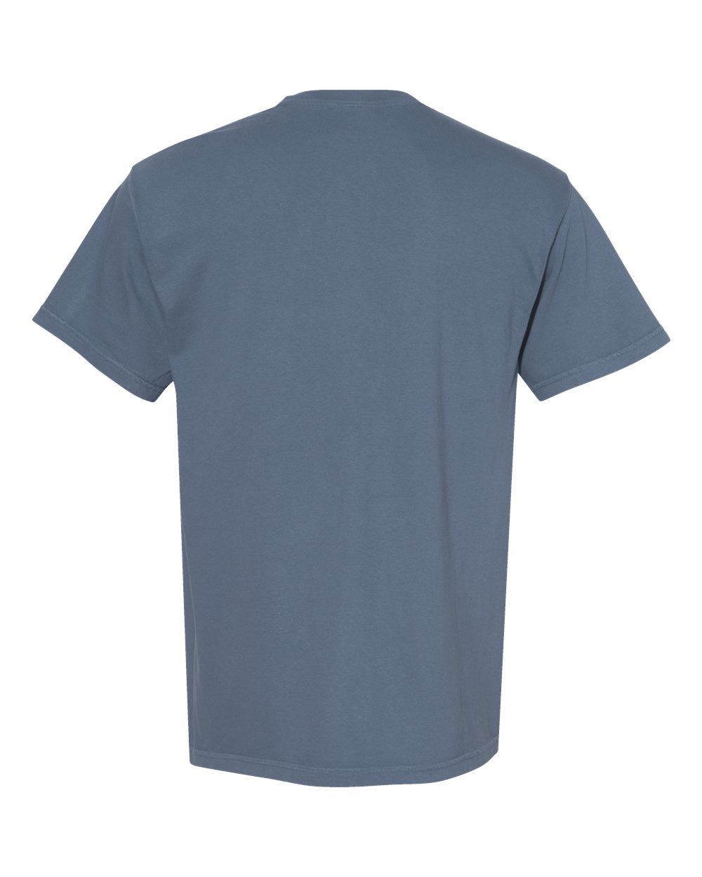 Comfort Colors 1717 Unisex Garment-Dyed Heavyweight T-Shirt in Blue Jean, back