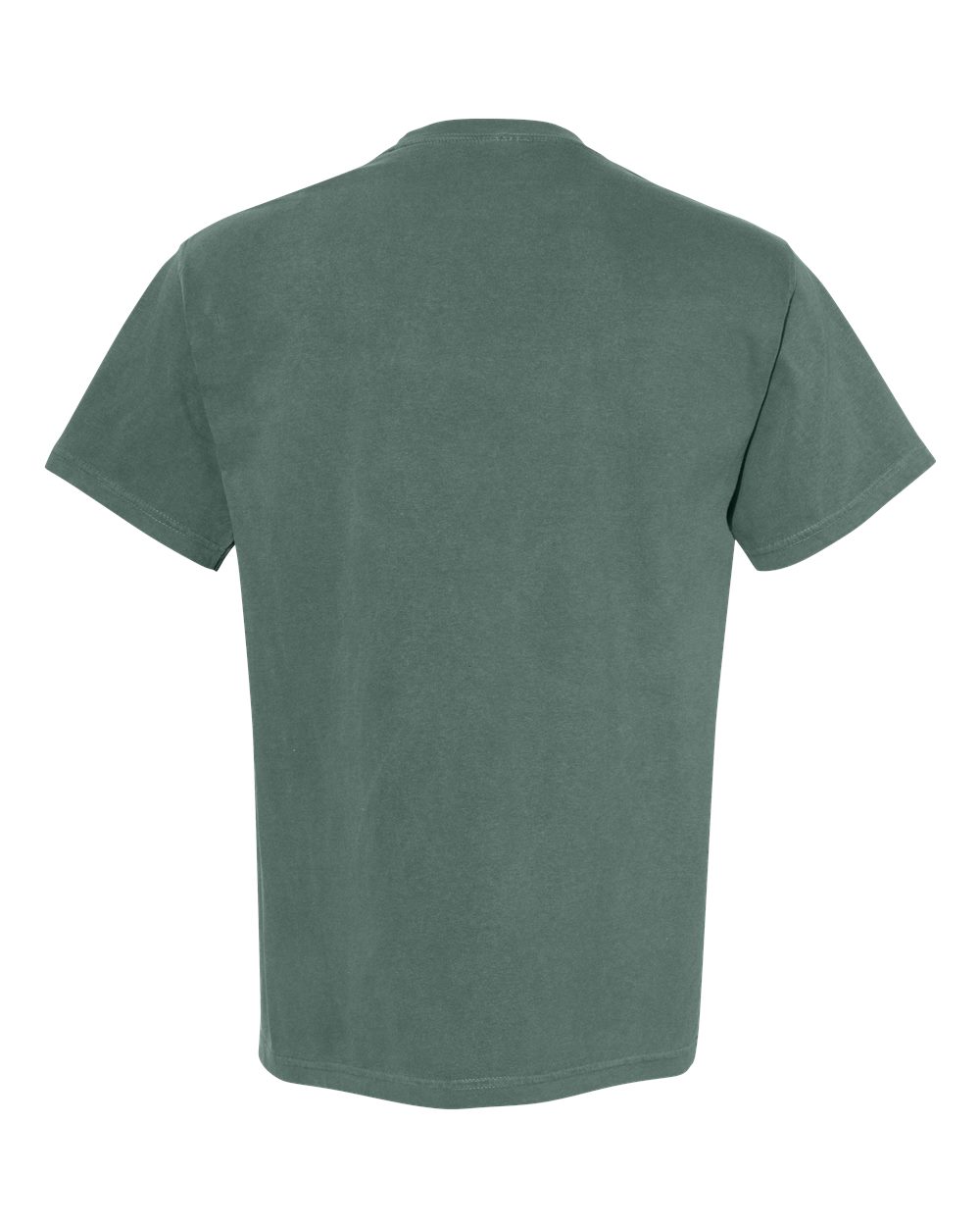 Comfort Colors 1717 Unisex Garment-Dyed Heavyweight T-Shirt in Blue Spruce, back