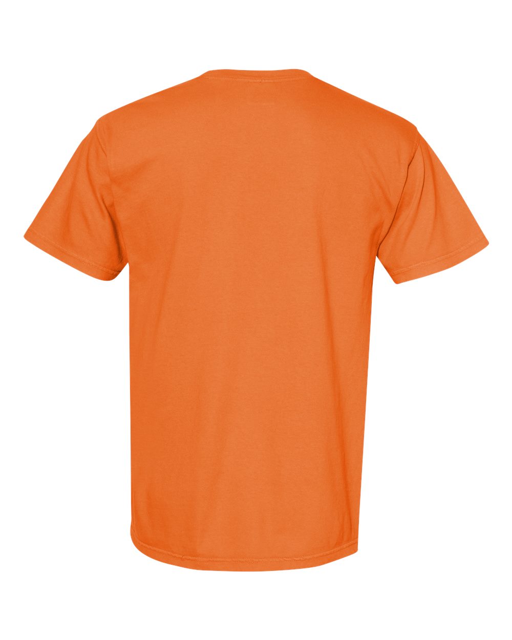 Comfort Colors 1717 Unisex Garment-Dyed Heavyweight T-Shirt in Burnt Orange, back