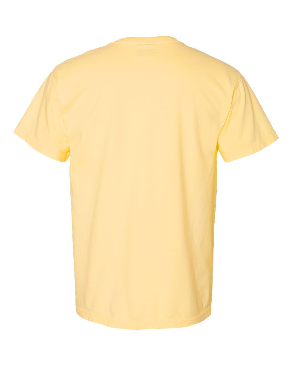 Comfort Colors 1717 Unisex Garment-Dyed Heavyweight T-Shirt in Butter, back