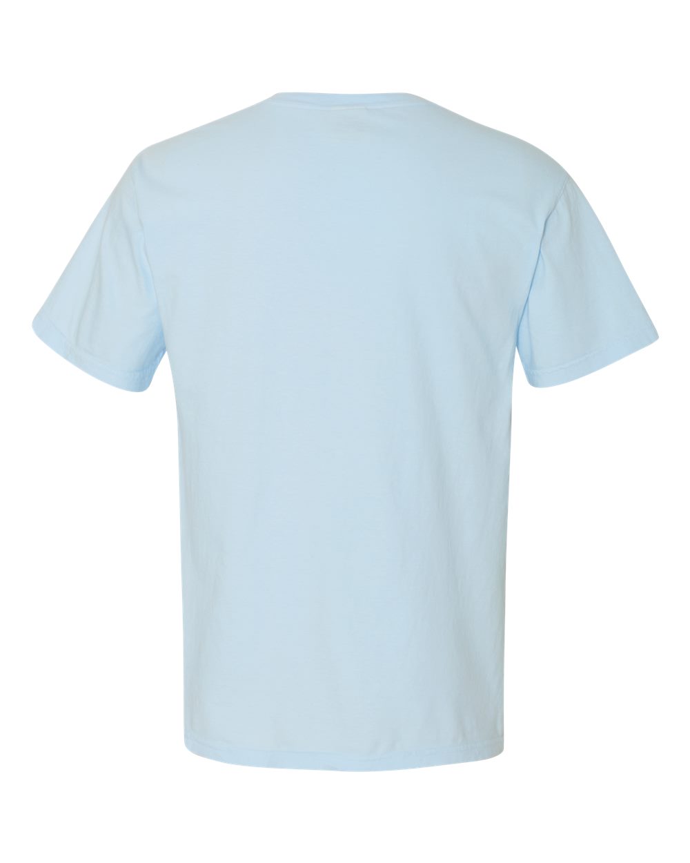 Comfort Colors 1717 Unisex Garment-Dyed Heavyweight T-Shirt in Chambray, back