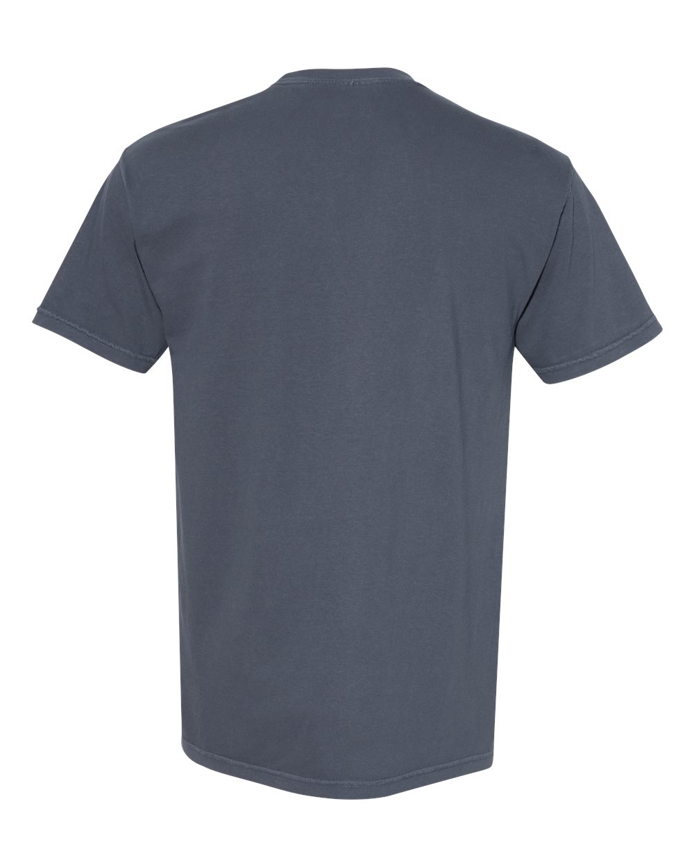 Comfort Colors 1717 Unisex Garment-Dyed Heavyweight T-Shirt in Denim, back