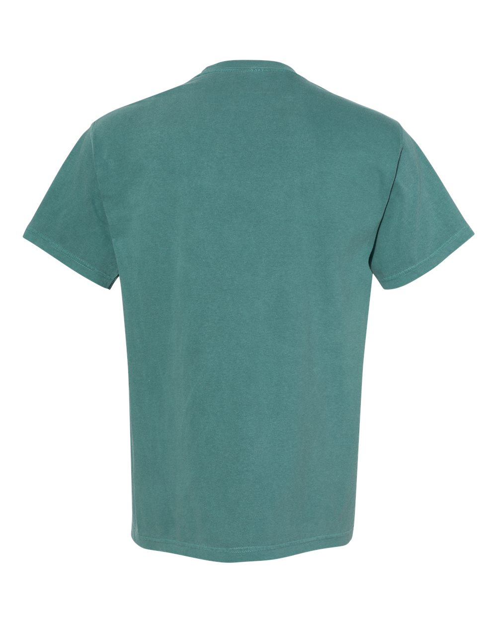 Comfort Colors 1717 Unisex Garment-Dyed Heavyweight T-Shirt in Emerald, back