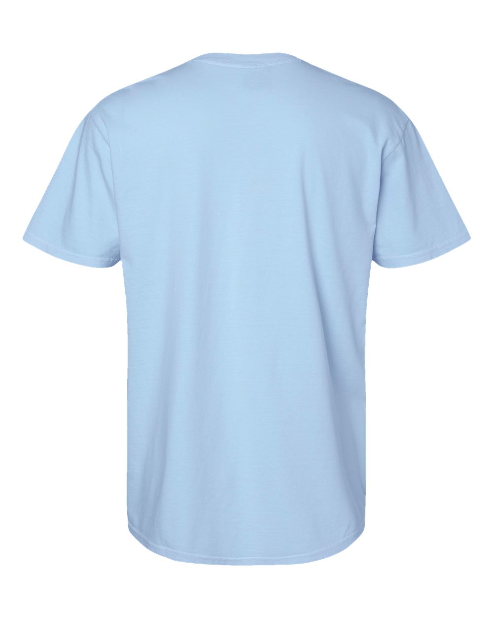 Comfort Colors 1717 Unisex Garment-Dyed Heavyweight T-Shirt in Hydrangea, back