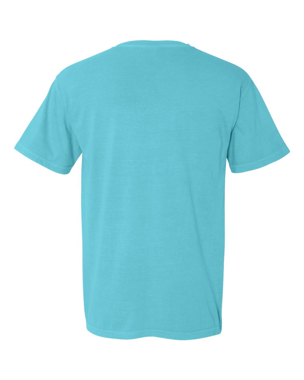 Comfort Colors 1717 Unisex Garment-Dyed Heavyweight T-Shirt in Lagoon, back
