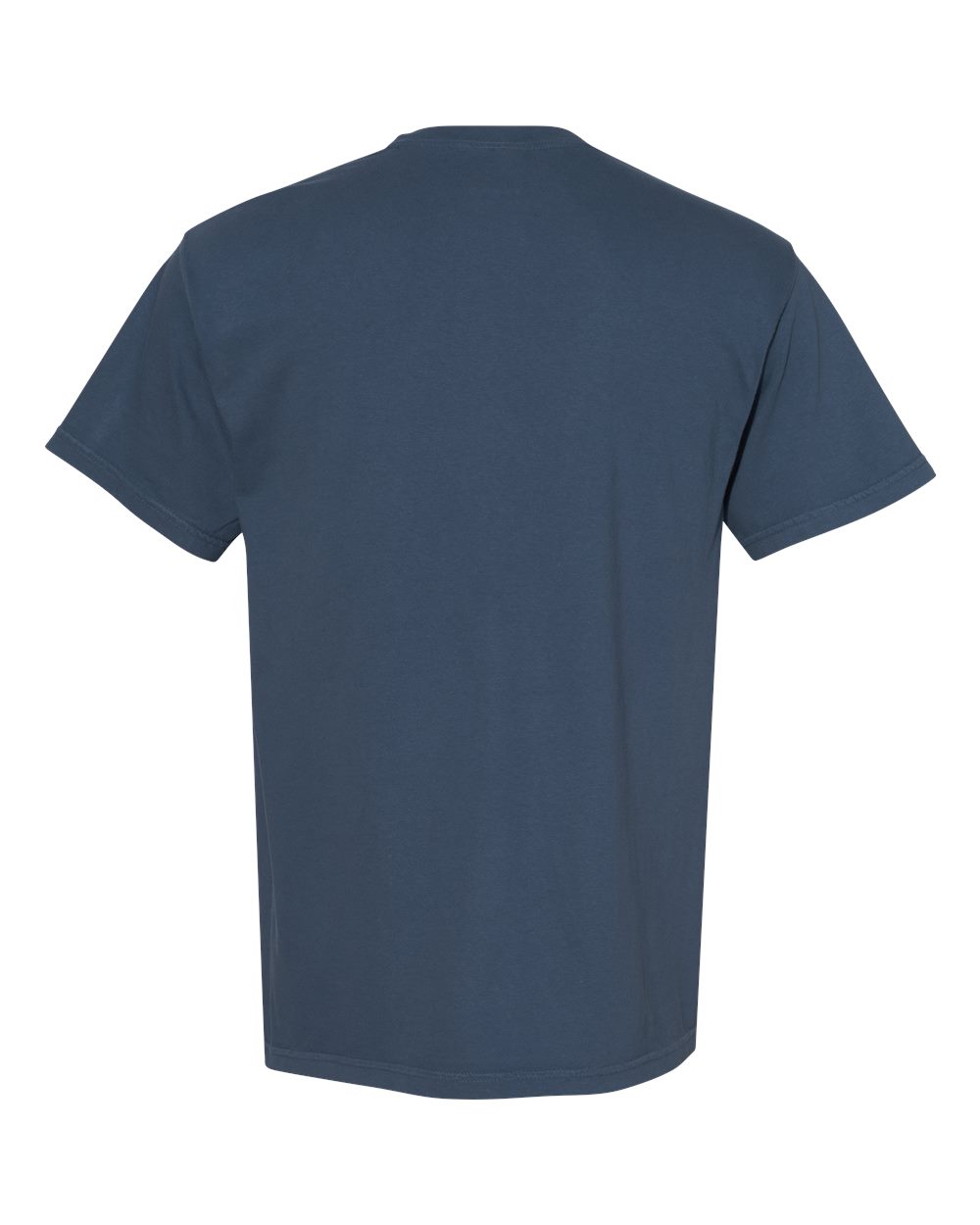 Comfort Colors 1717 Unisex Garment-Dyed Heavyweight T-Shirt in Midnight, back