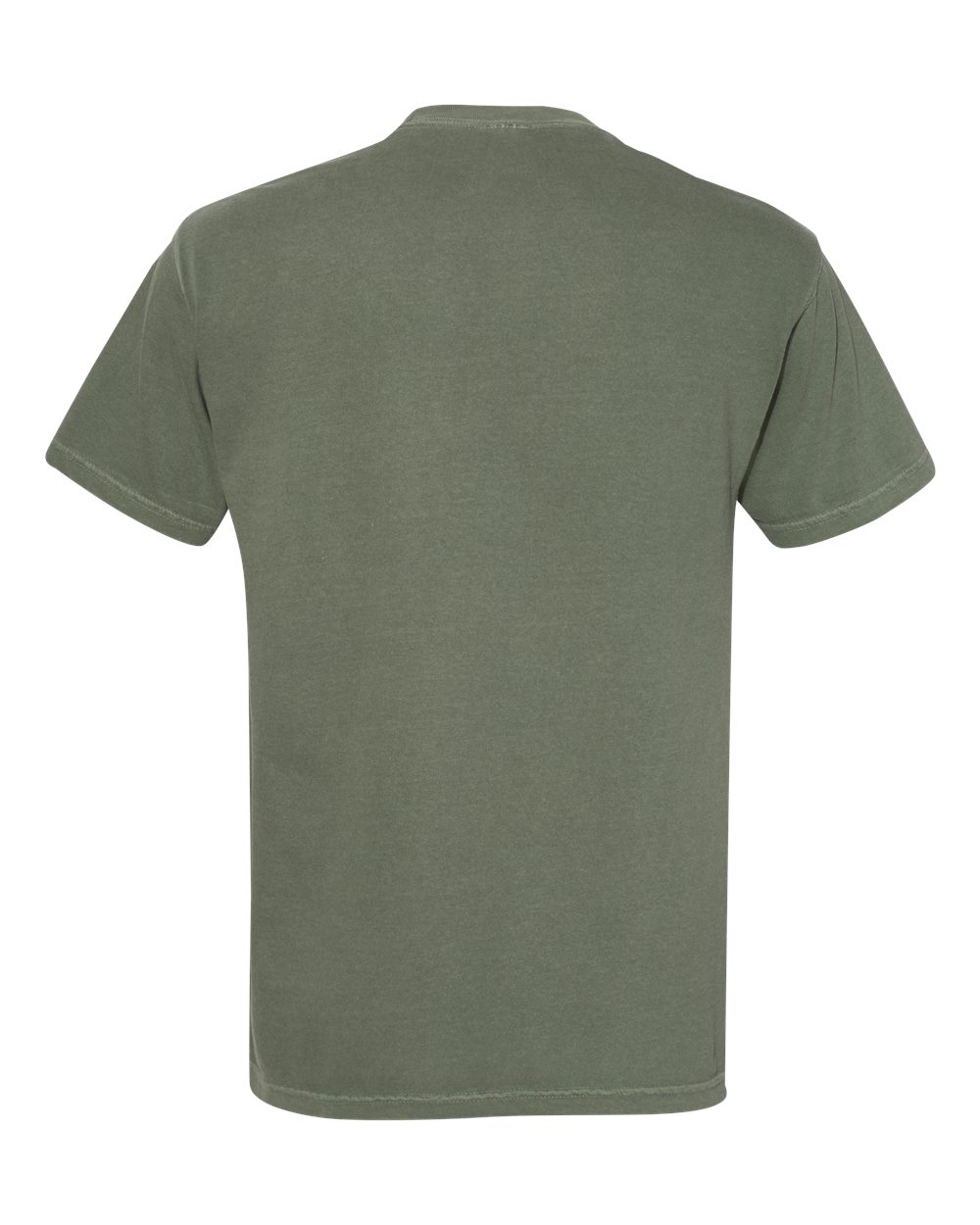 Comfort Colors 1717 Unisex Garment-Dyed Heavyweight T-Shirt in Moss, back