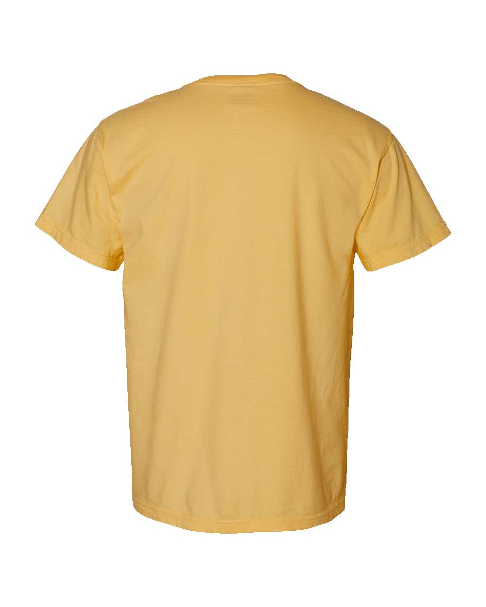 Comfort Colors 1717 Unisex Garment-Dyed Heavyweight T-Shirt in Mustard, back