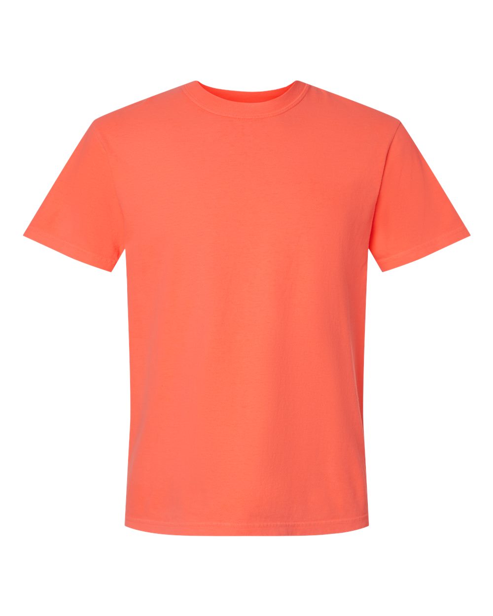 Comfort Colors 1717 Unisex Garment-Dyed Heavyweight T-Shirt in Neon Red Orange