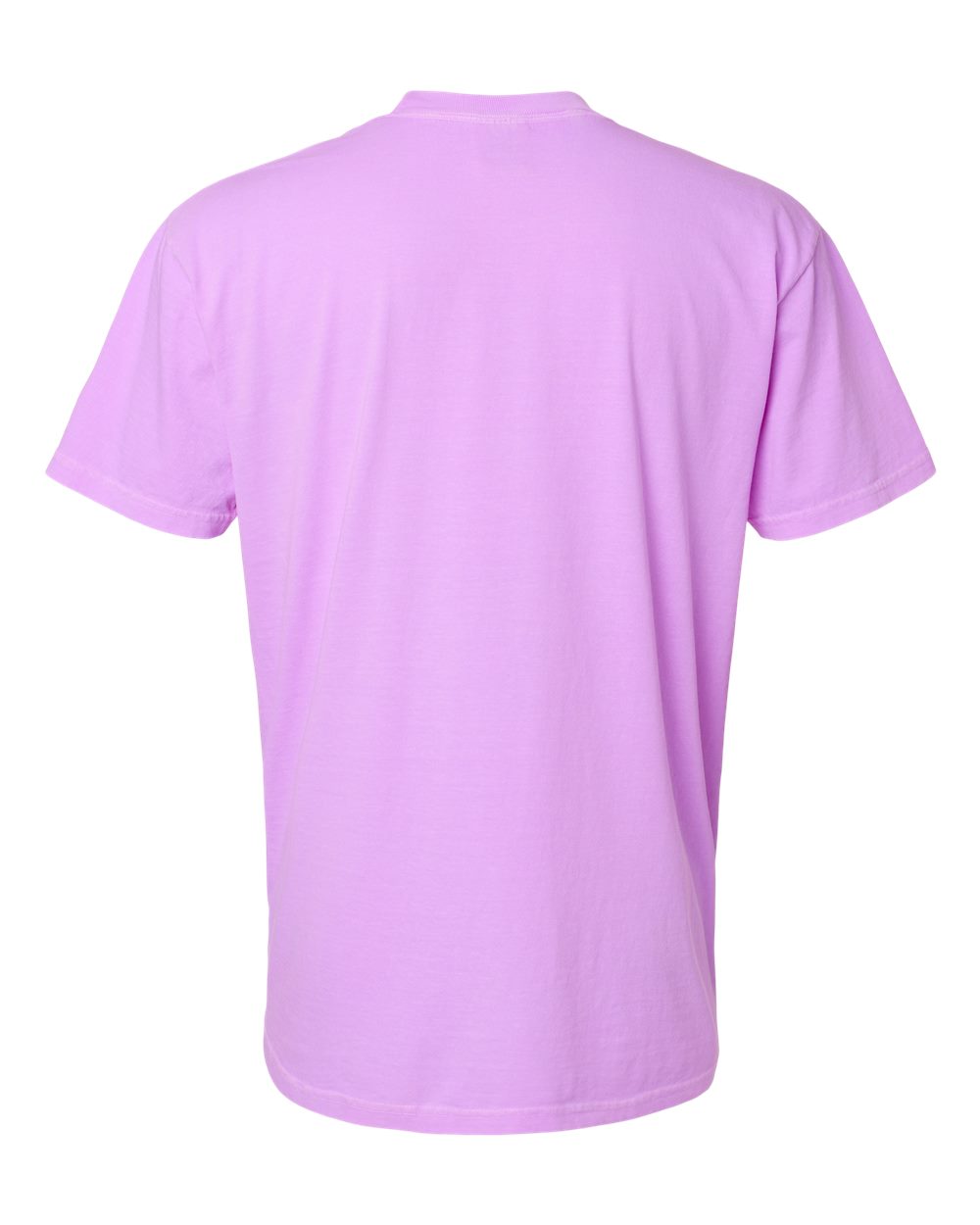 Comfort Colors 1717 Unisex Garment-Dyed Heavyweight T-Shirt in Neon Violet, back