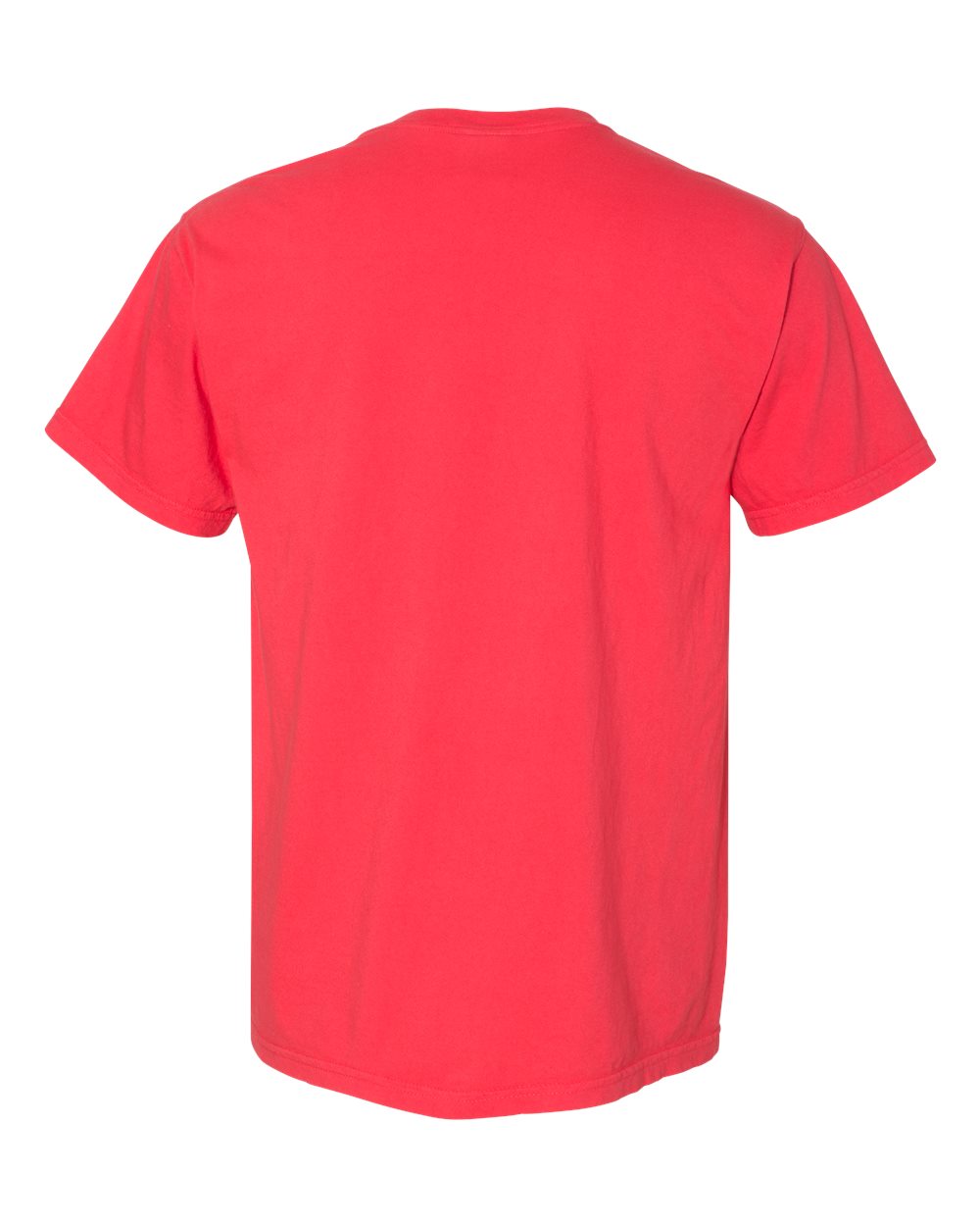 Comfort Colors 1717 Unisex Garment-Dyed Heavyweight T-Shirt in Paprika, back