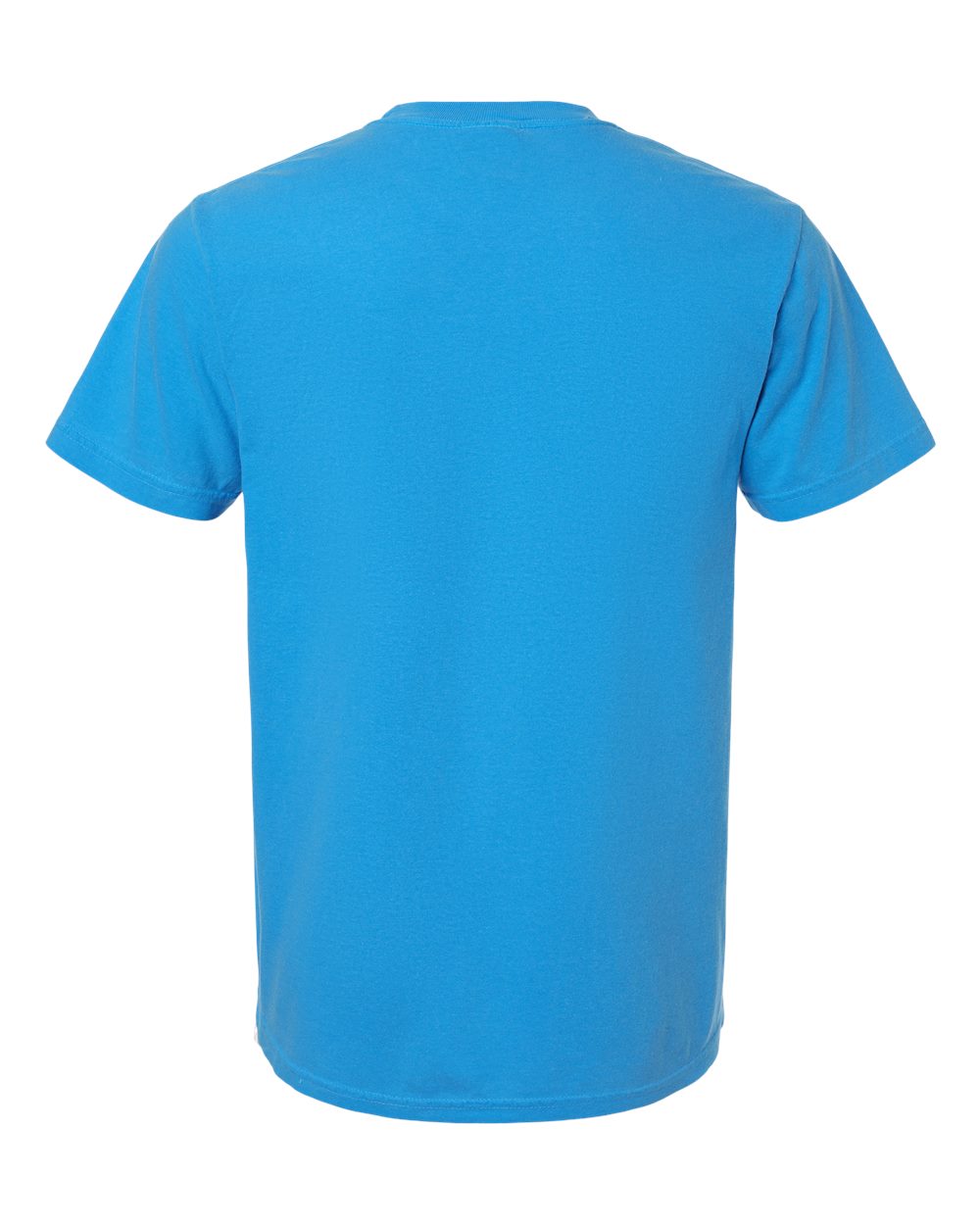 Comfort Colors 1717 Unisex Garment-Dyed Heavyweight T-Shirt in Royal Caribe, back