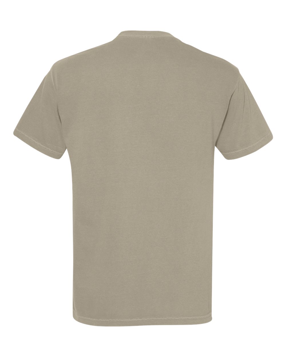 Comfort Colors 1717 Unisex Garment-Dyed Heavyweight T-Shirt in Sandstone, back
