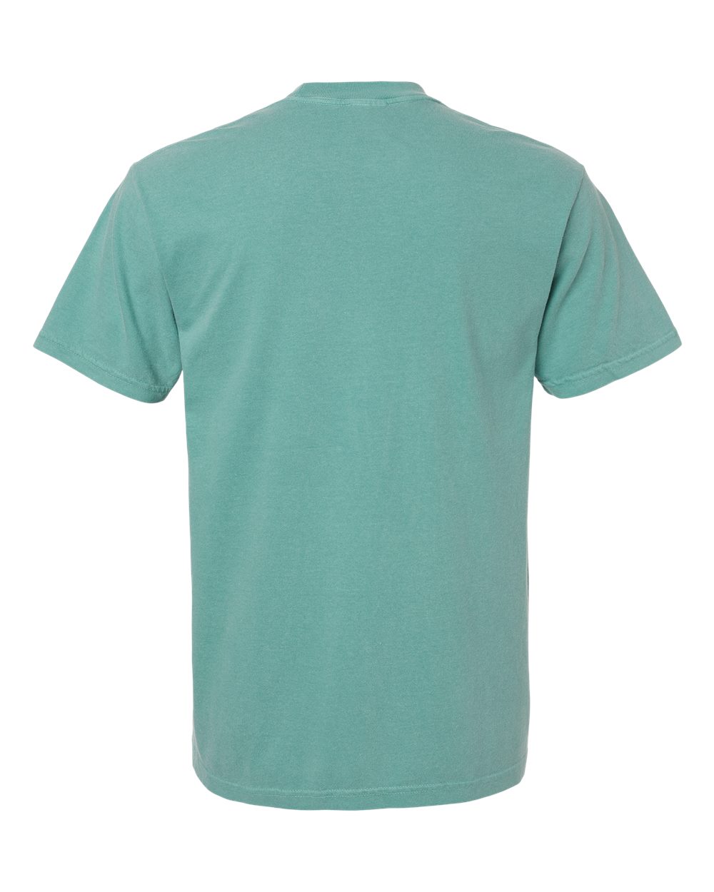 Comfort Colors 1717 Unisex Garment-Dyed Heavyweight T-Shirt in Seafoam, back