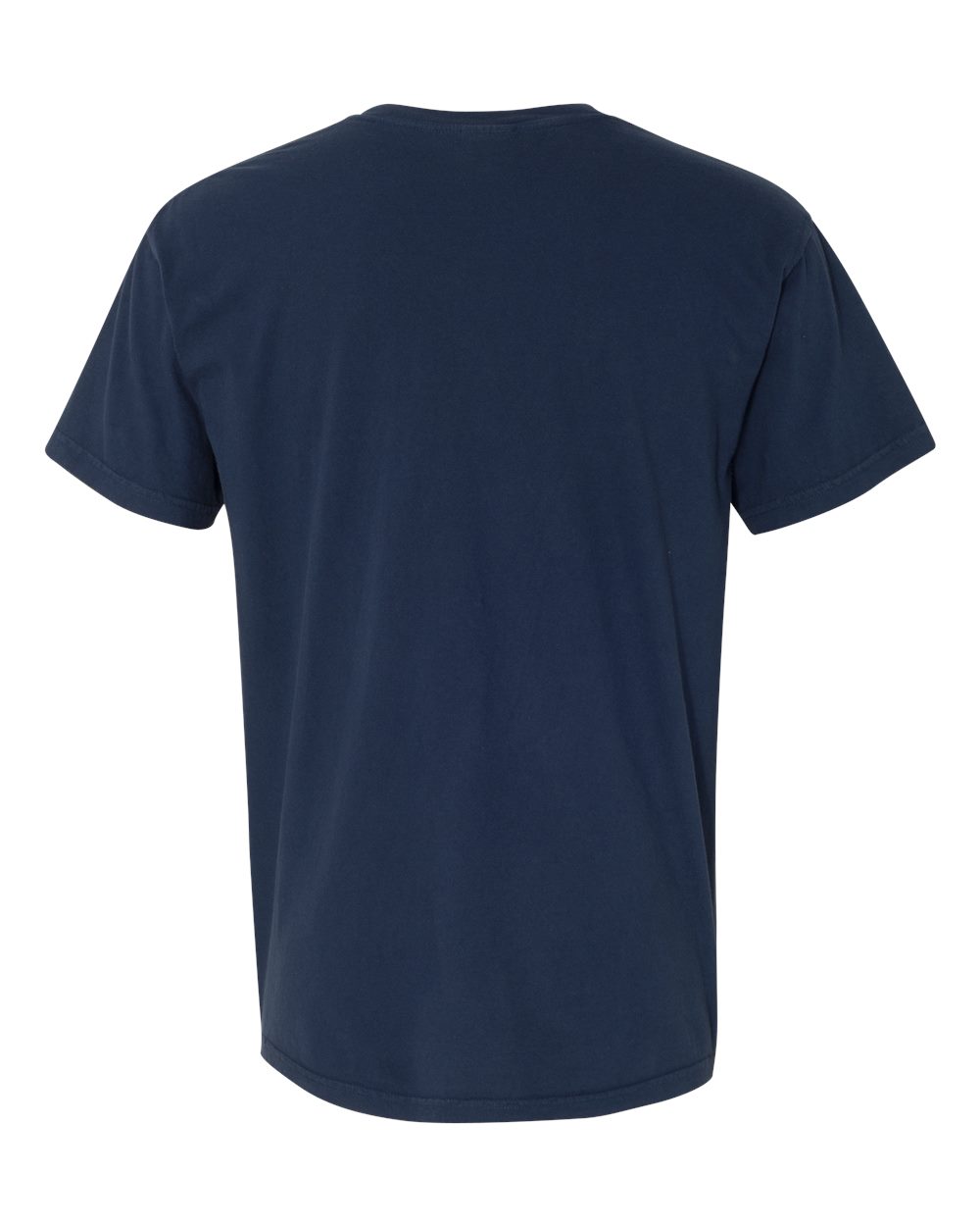 Comfort Colors 1717 Unisex Garment-Dyed Heavyweight T-Shirt in True Navy, back