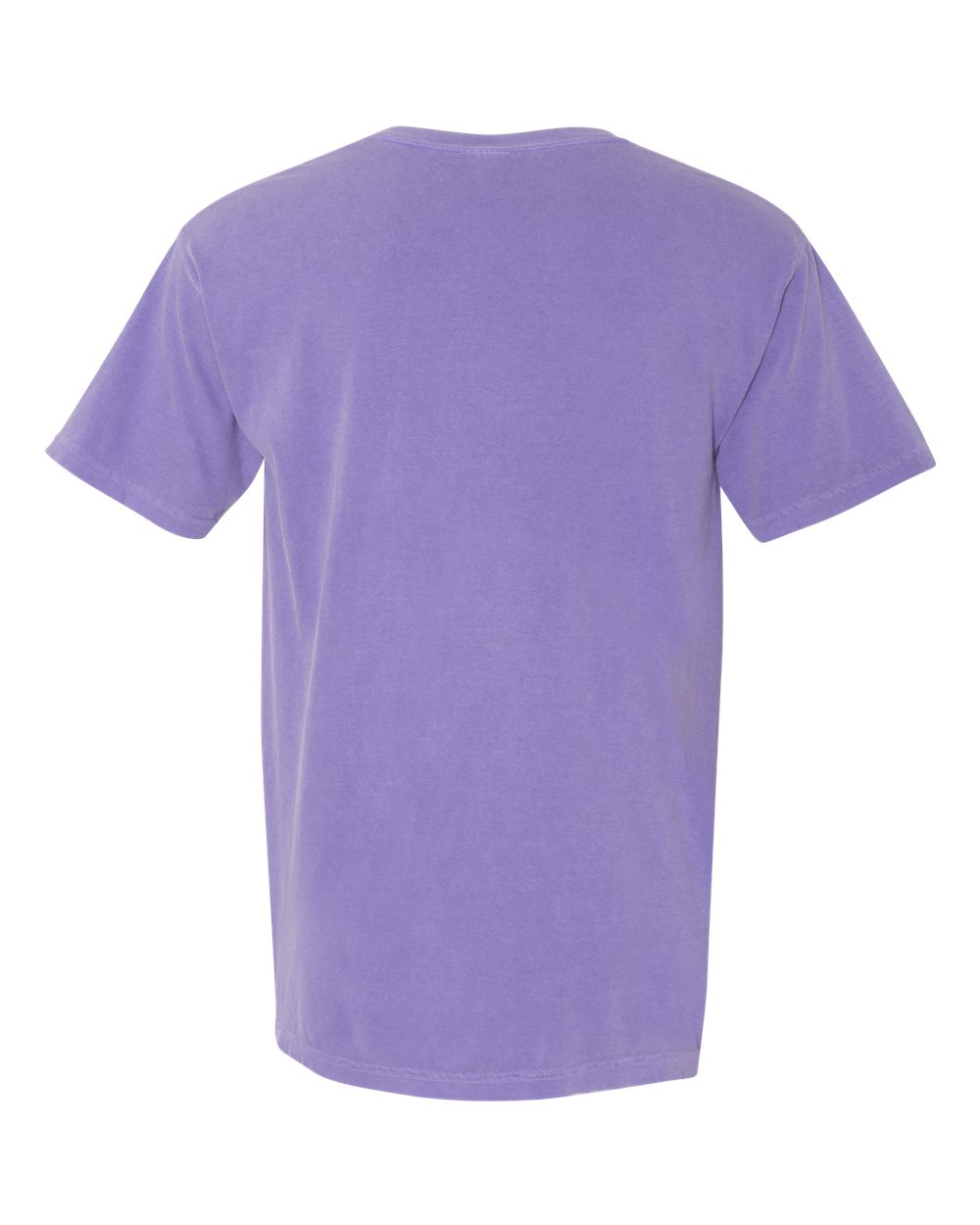 Comfort Colors 1717 Unisex Garment-Dyed Heavyweight T-Shirt in Violet, back