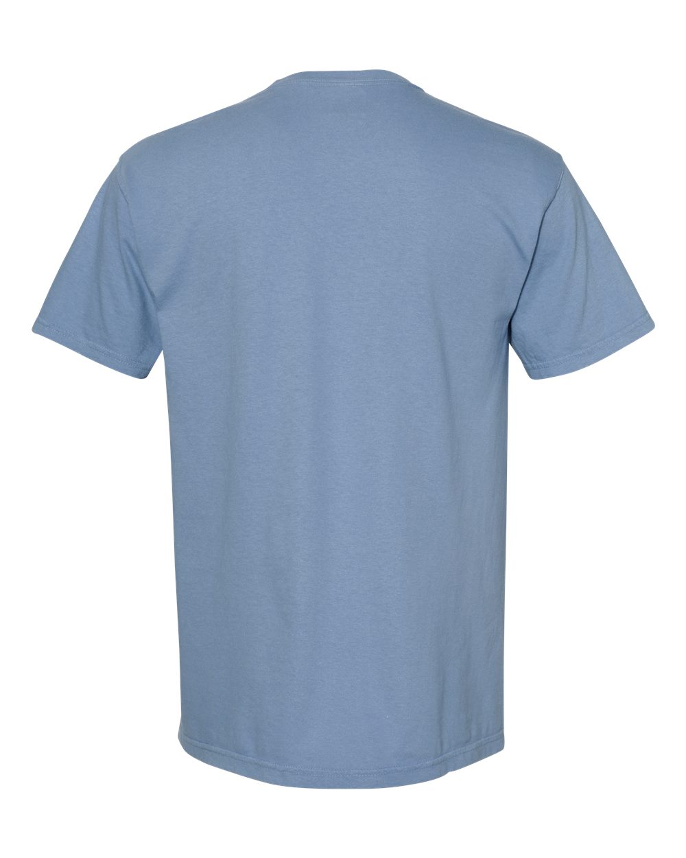 Comfort Colors 1717 Unisex Garment-Dyed Heavyweight T-Shirt in Washed Denim, back