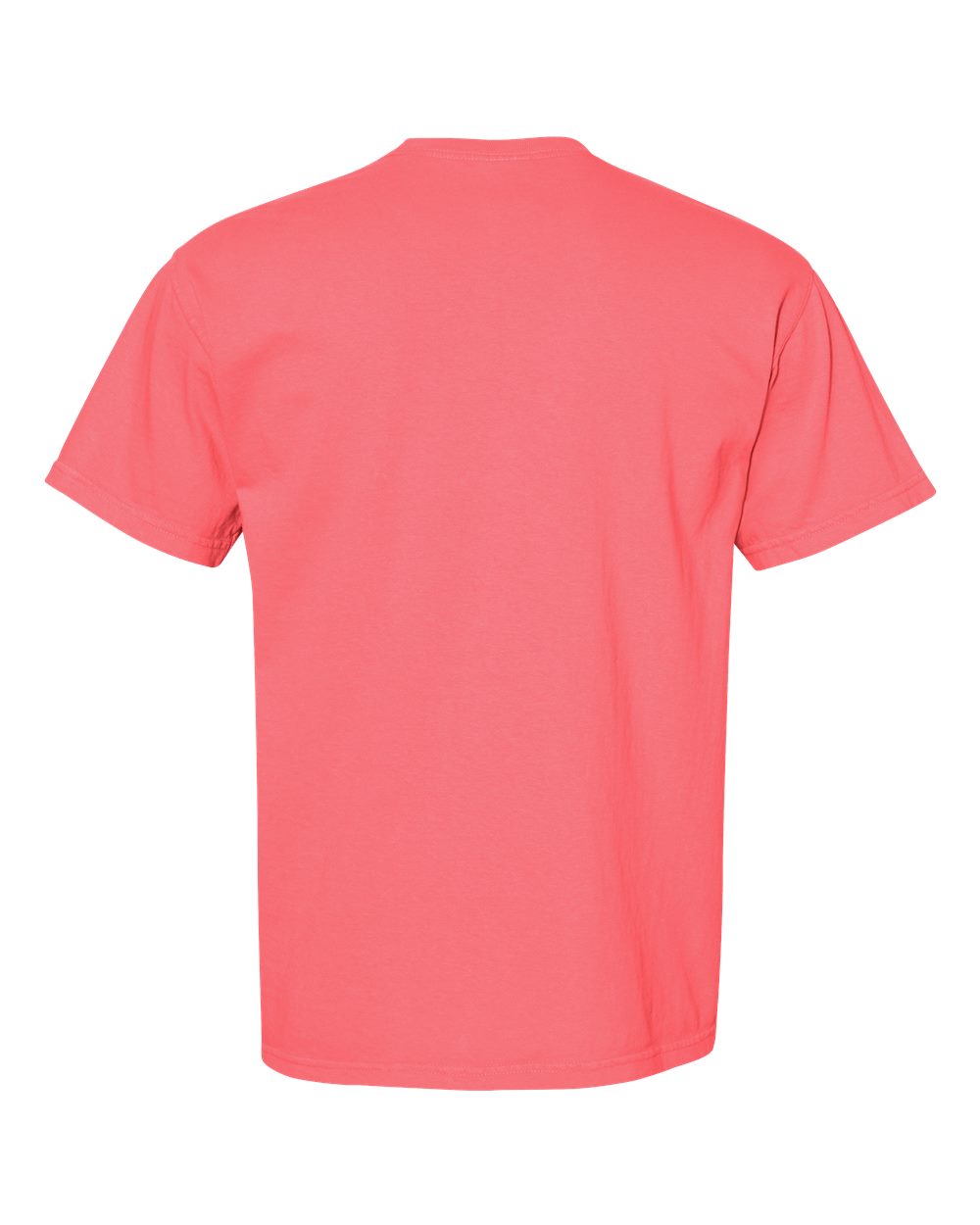 Comfort Colors 1717 Unisex Garment-Dyed Heavyweight T-Shirt in Watermelon, back