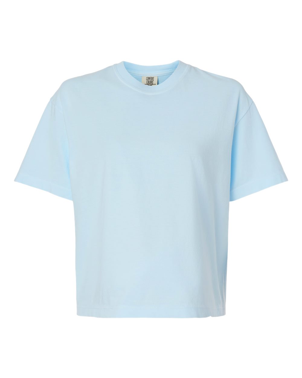 Comfort Colors 3023CL Women's Garment-Dyed Heavyweight Boxy T-Shirt in Chambray