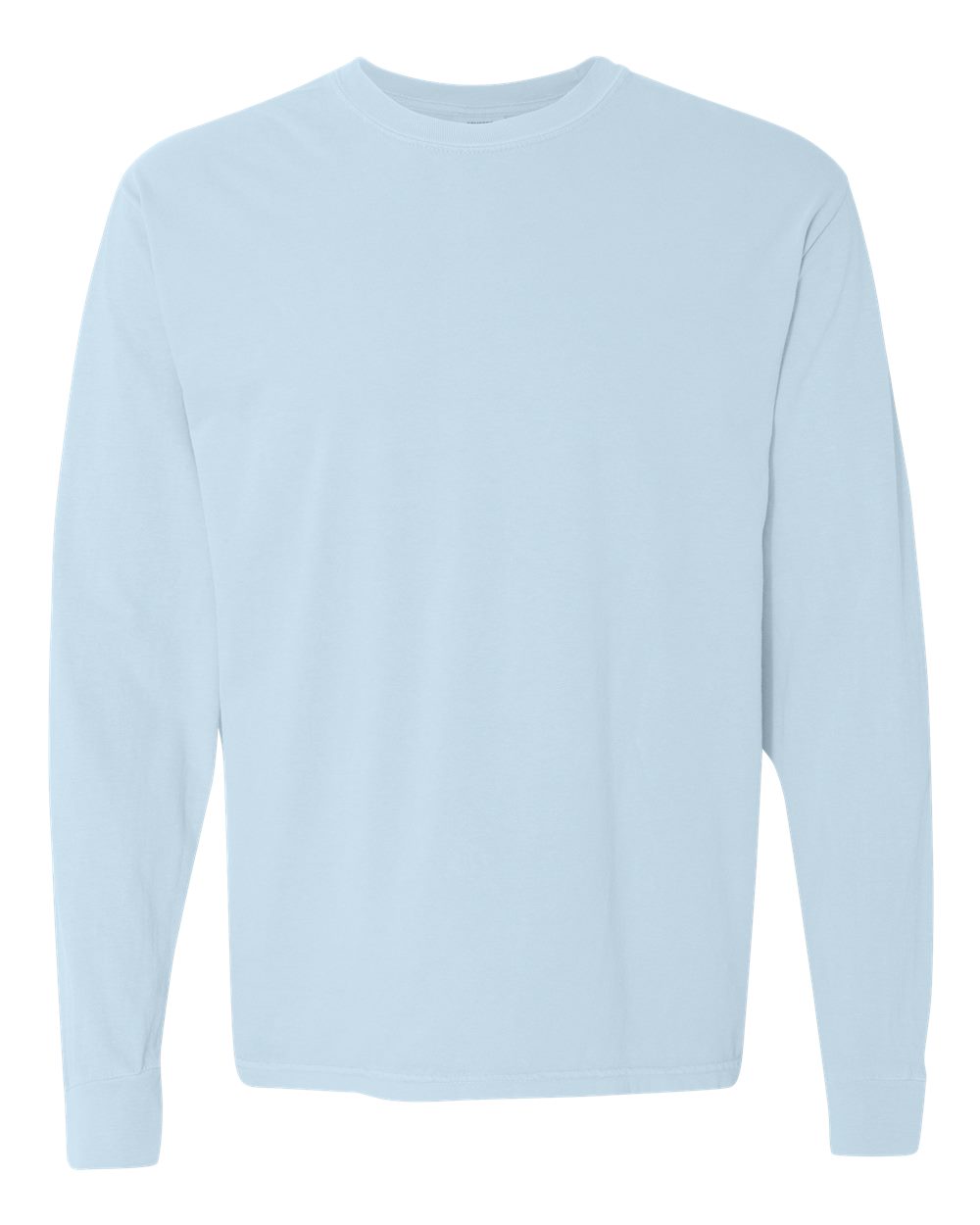 Comfort Colors 6014 Unisex Garment-Dyed Heavyweight Long Sleeve T-Shirt in Chambray