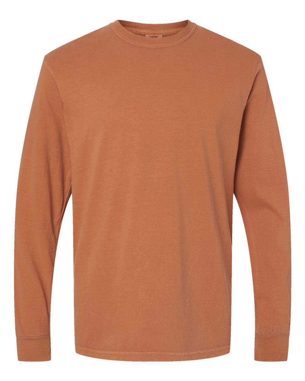 Comfort Colors 6014 Unisex Garment-Dyed Heavyweight Long Sleeve T-Shirt in Yam