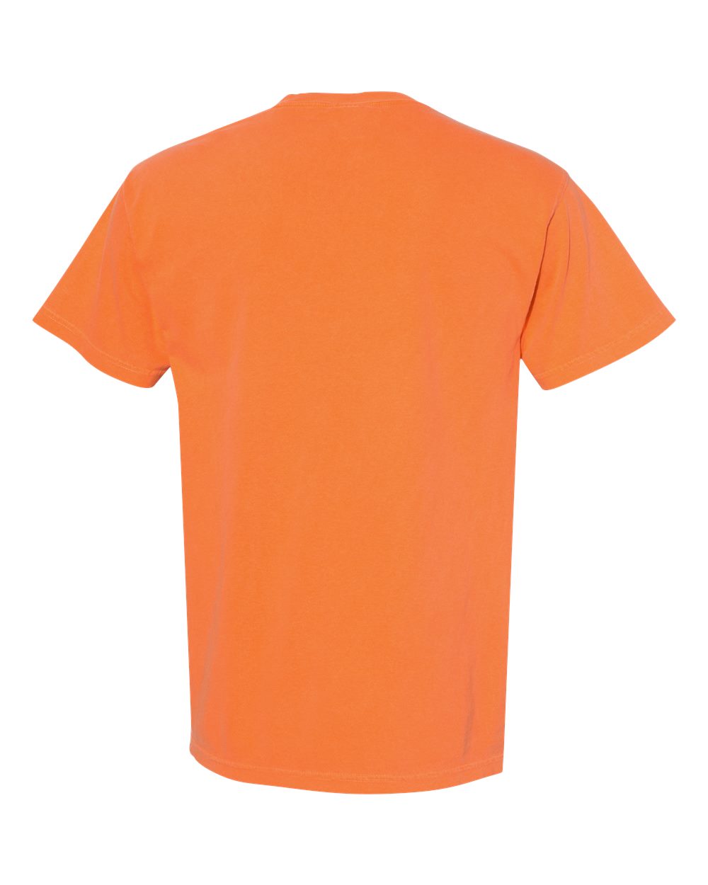Comfort Colors 6030 Unisex Garment-Dyed Heavyweight Pocket T-Shirt in Burnt Orange, back