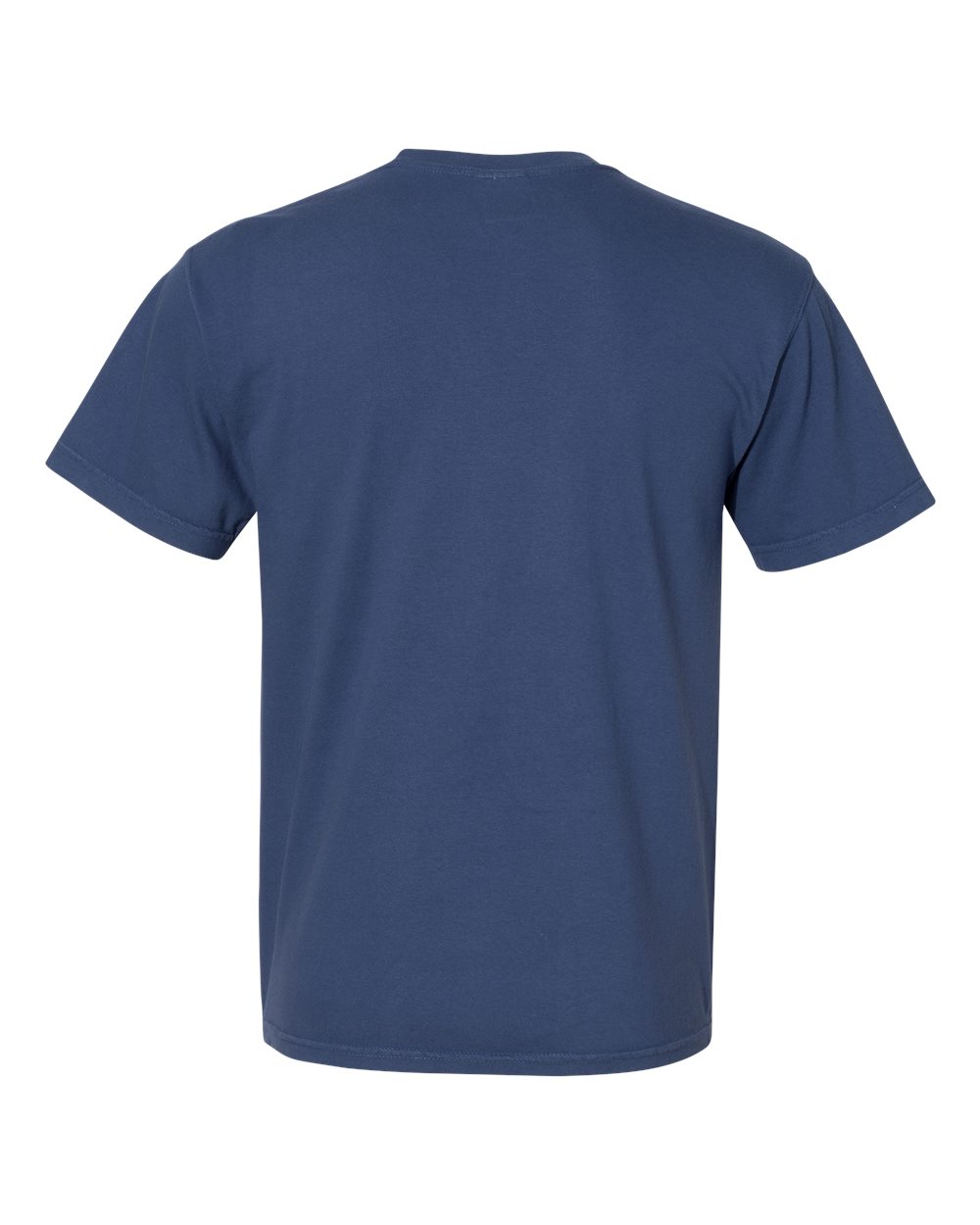 Comfort Colors 6030 Unisex Garment-Dyed Heavyweight Pocket T-Shirt in China Blue, back