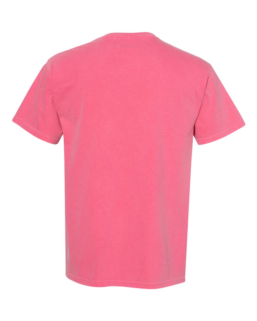 Comfort Colors 6030 Unisex Garment-Dyed Heavyweight Pocket T-Shirt in Crunchberry, back
