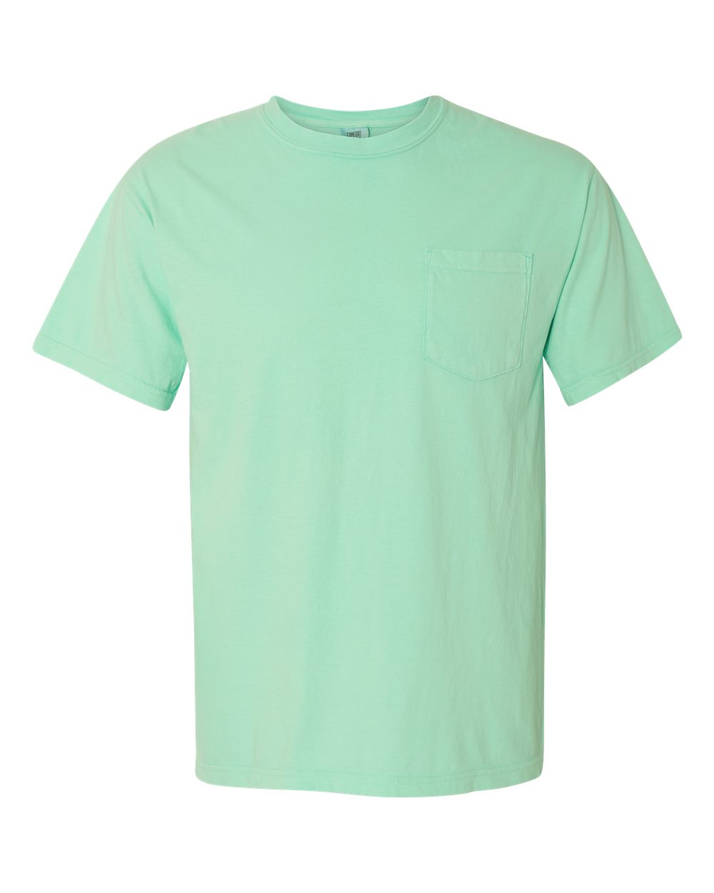 Comfort Colors 6030 Unisex Garment-Dyed Heavyweight Pocket T-Shirt in Island Reef