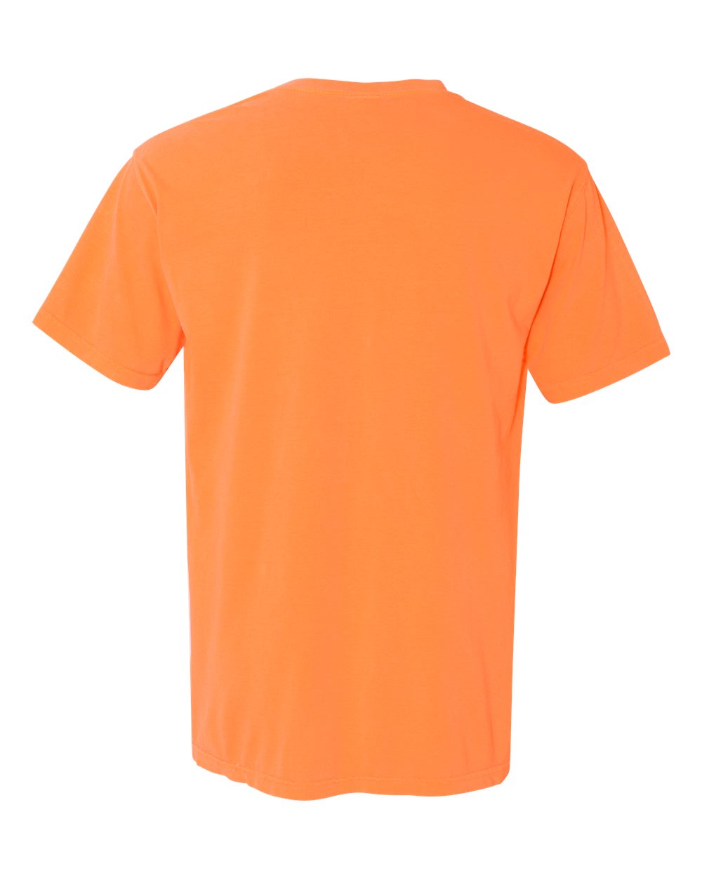 Comfort Colors 6030 Unisex Garment-Dyed Heavyweight Pocket T-Shirt in Melon, back
