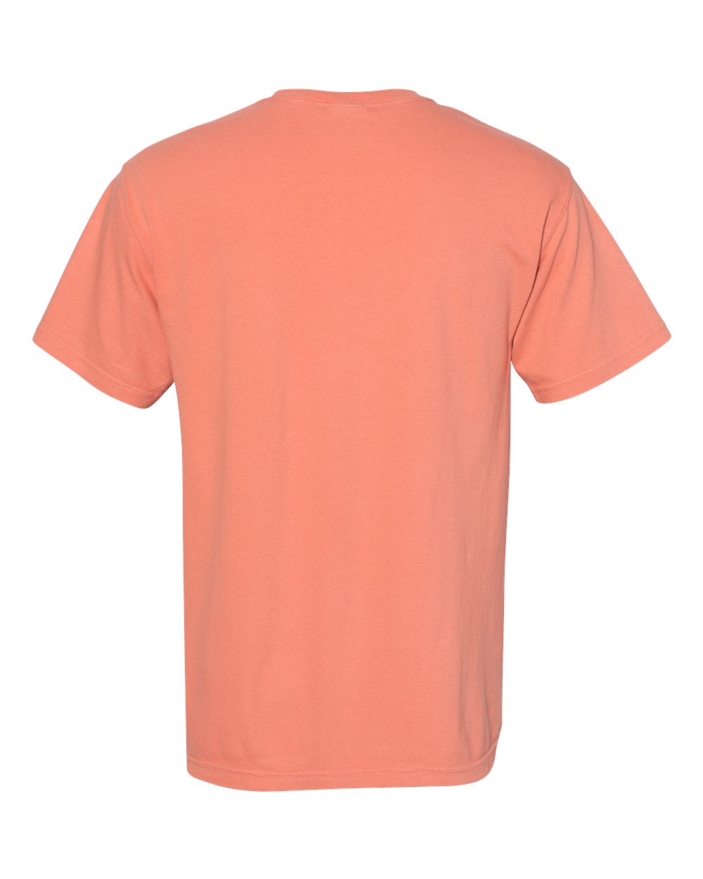 Comfort Colors 6030 Unisex Garment-Dyed Heavyweight Pocket T-Shirt in Terracotta, back