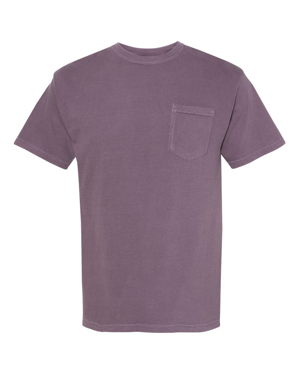 Comfort Colors 6030 Unisex Garment-Dyed Heavyweight Pocket T-Shirt in Wine