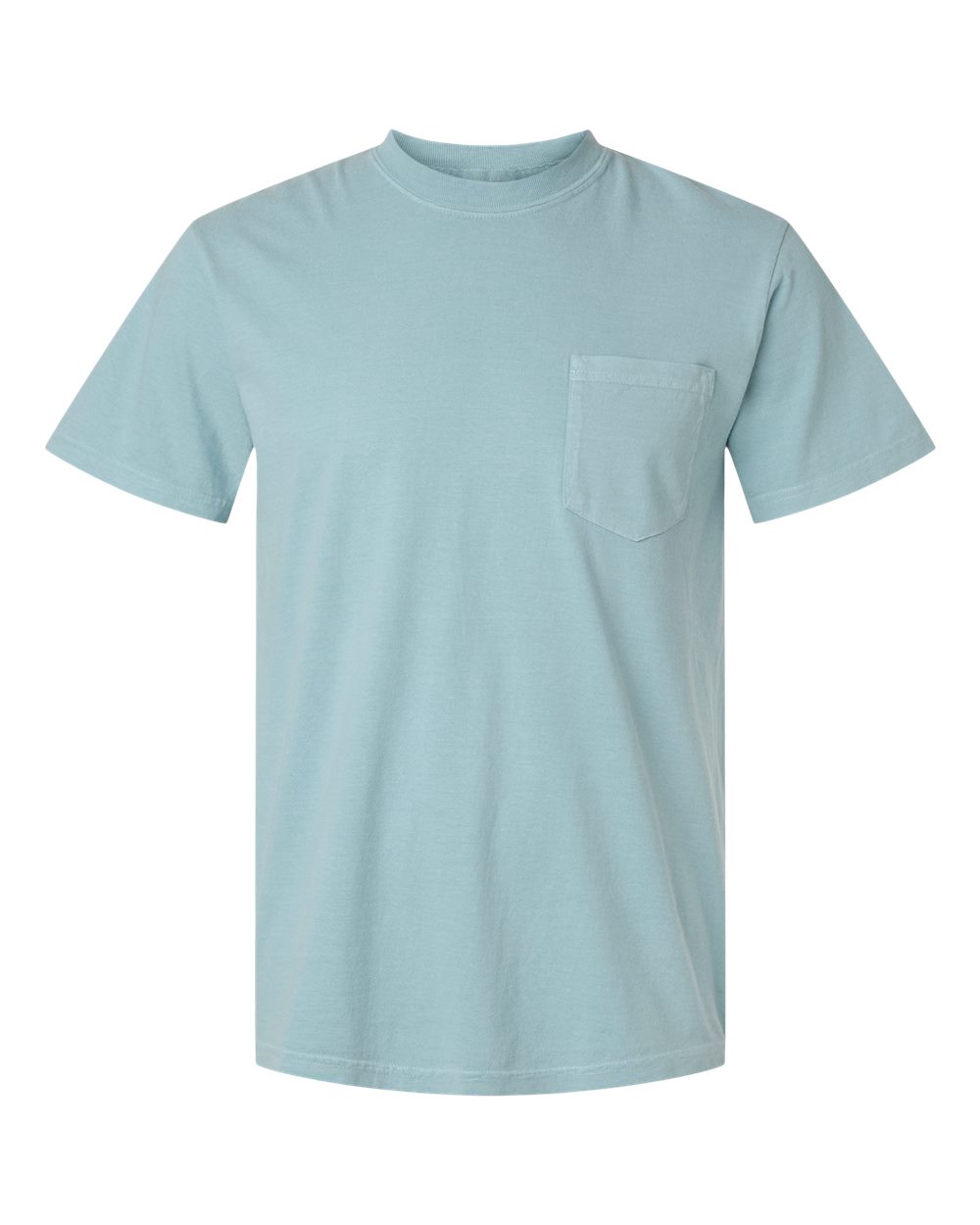 Comfort Colors 6030 Unisex Garment-Dyed Heavyweight Pocket T-Shirt in Yankey Blue