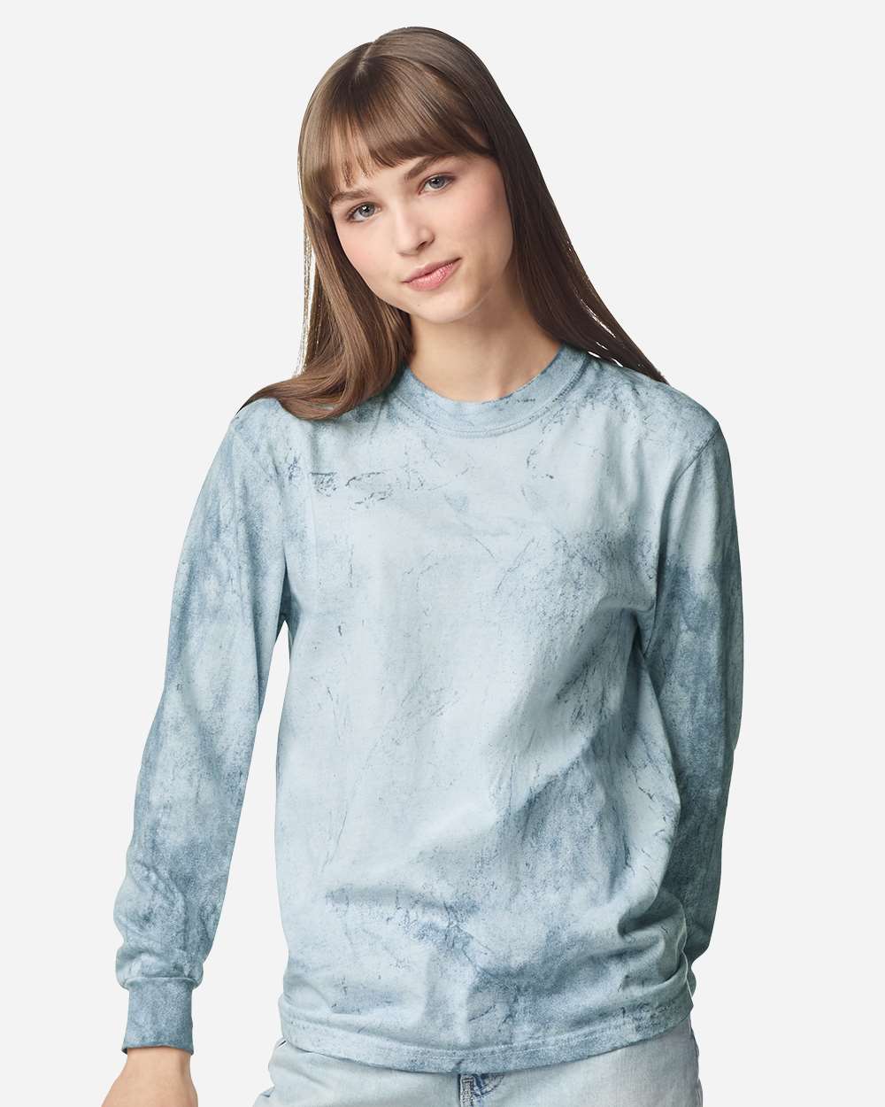 Comfort Colors 6045 Unisex Colorblast™ Long Sleeve T-Shirt in Ocean