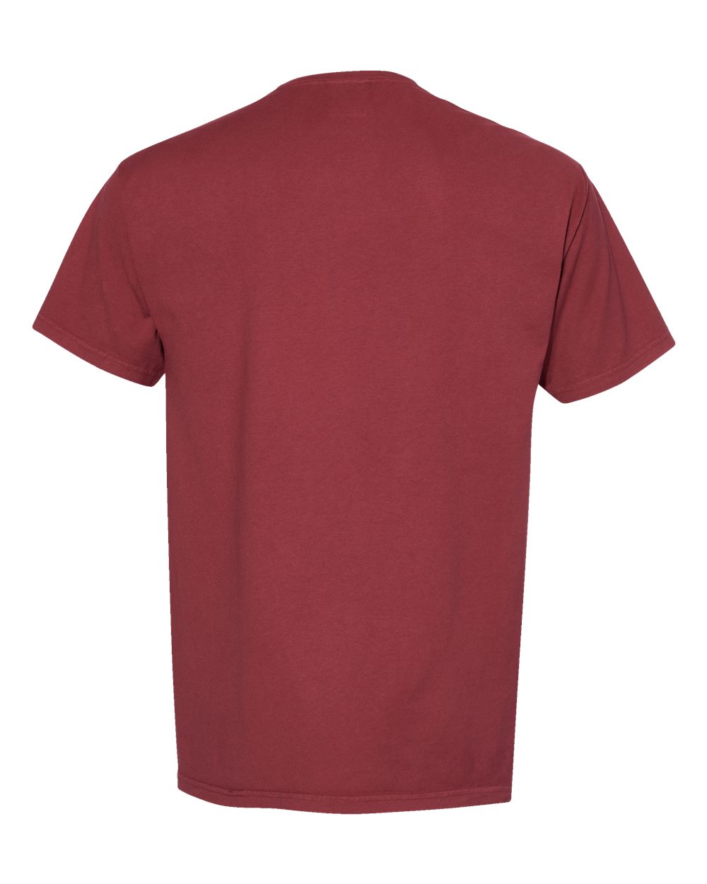 ComfortWash by Hanes GDH100 Men's Garment-Dyed T-Shirt in Cayenne, back